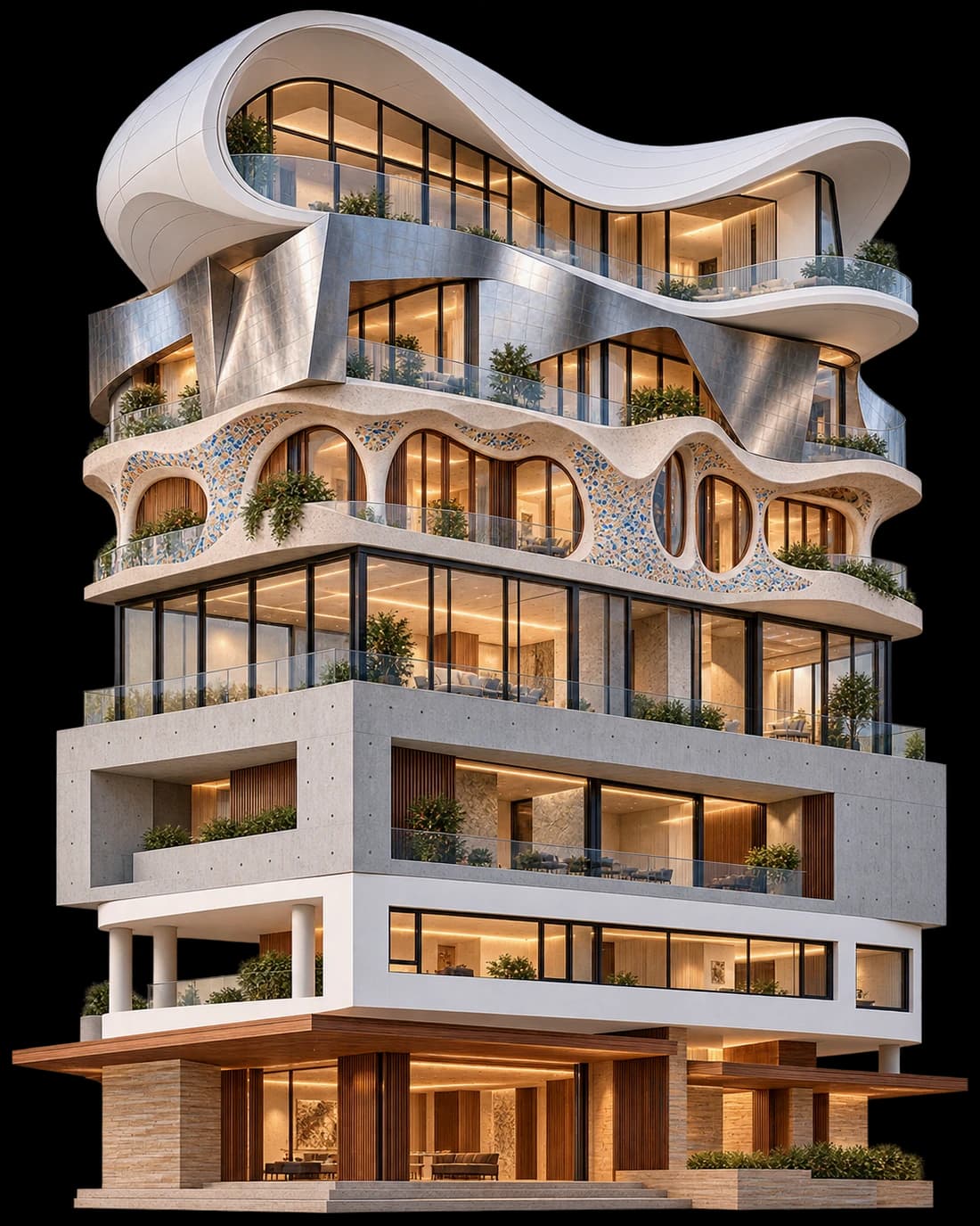 Arquitectura conceptual · imagen ilustrativa